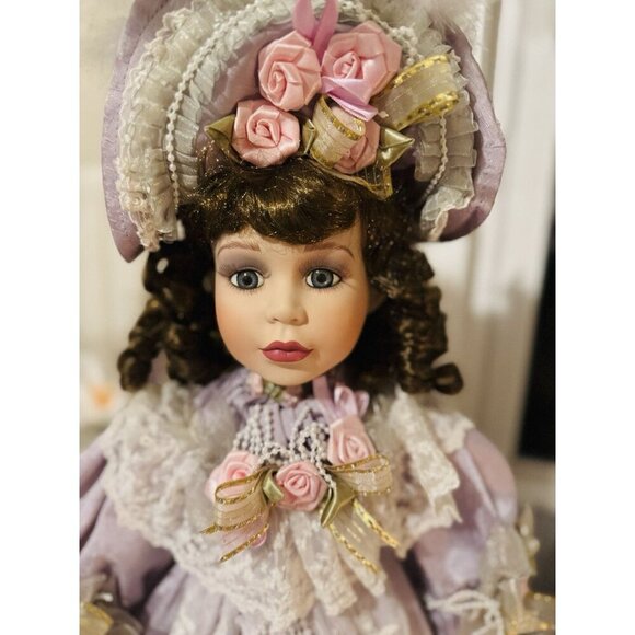 William Tung Treasures Forever Collection Doll Victorian Gown COA 489/600 - Picture 2 of 9